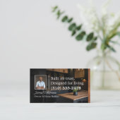 Luxury Home Renovation Home Builder Photo Qr Code 名刺 (スタンド正面)