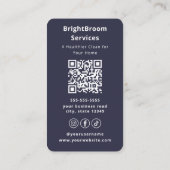 Luxury House Cleaning Residential Cleaning Company 名刺 (裏面)