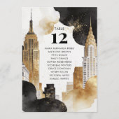 Luxury Iconic NYC Buildings Cityscape with Glitter (正面)