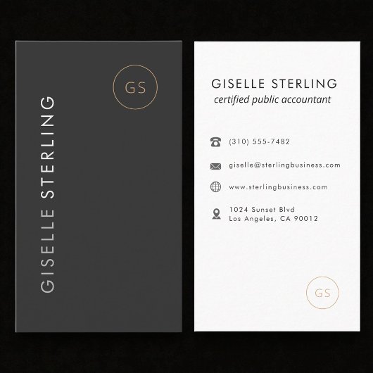 Luxury Income Tax Preparer CPA Accountant 名刺