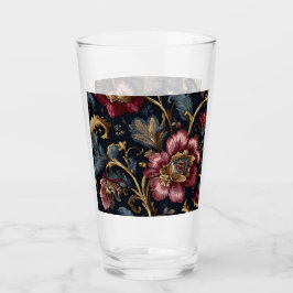 Luxury Indian Floral Glass Vintage Royal Drinkware タンブラーグラス