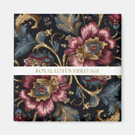 Luxury Indian Floral Magnet Vintage Royal マグネット