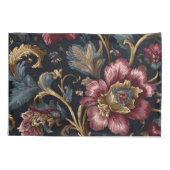 Luxury Indian Floral Pillowcase Vintage Royal 枕カバー (裏面)