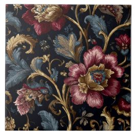 Luxury Indian Floral Vintage Royal タイル