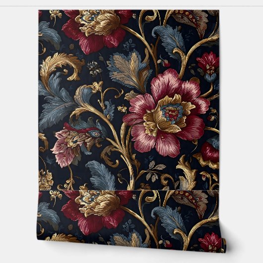 Luxury Indian Floral Wallpaper Vintage Royal 壁紙 (ほどく)