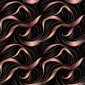 Luxury iPhone 14 Case Modern Rose Gold Metallic Case-Mate iPhoneケース