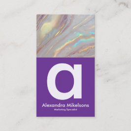 Luxury Iridescent 名刺