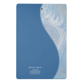 Luxury Iridescent Blue Gradient  ミニクリップボード (裏面)