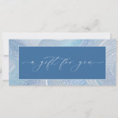 Luxury Iridescent Blue Gradient Gift Certificate (裏面)