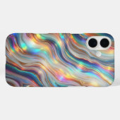 Luxury Iridescent Rainbow Agate Phone Case - Magic Case-Mate iPhoneケース (裏面 (横))