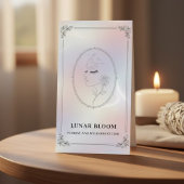 Luxury Iridescent with QR Code Holographic 名刺