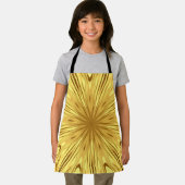 Luxury Kitchen Attire: Gilded Zenith Opulent Swirl エプロン (インサイチュ)