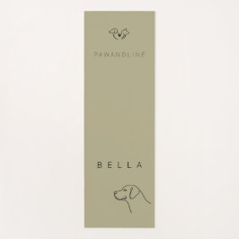 Luxury Labrador Yoga Mat | Personalized Name ヨガマット