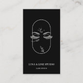 Luxury Lash Artist  | エレガントなまつげスタジオQR 名刺 (正面)