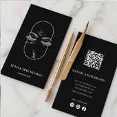Luxury Lash Artist  | エレガントなまつげスタジオQR 名刺
