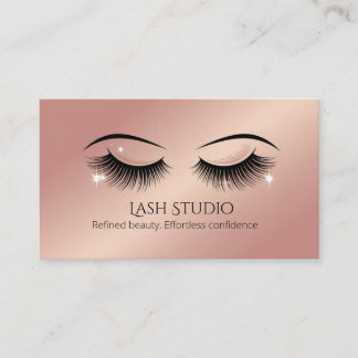 Luxury Lash Business Card  Luxury Design 名刺