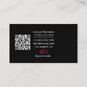 Luxury Lash Design with QR code 名刺 (裏面)