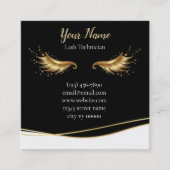 Luxury Lash Technician Appointment Card 予約カード (正面)