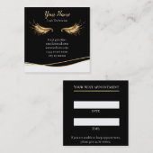 Luxury Lash Technician Appointment Card 予約カード (正面/裏面)