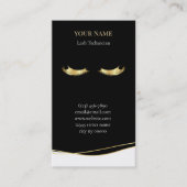 Luxury Lash Technician Appointment Card 予約カード (正面)