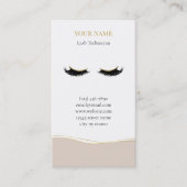 Luxury Lash Technician Appointment Card 予約カード (正面)
