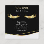Luxury Lash Technician Appointment Card 予約カード (正面)