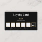Luxury Lash Technician Loyalty Card ロイヤリティカード (正面)