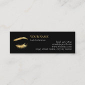 Luxury Lash Technician Thank you Card ロイヤリティカード (正面)