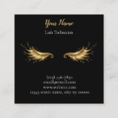 Luxury Lash Technician Thank you Card ロイヤリティカード (正面)