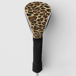 Luxury Leopard Skin Elegant Wild Animal Fur Design ゴルフヘッドカバー