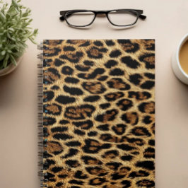 Luxury Leopard Skin Elegant Wild Animal Fur Design ノートブック