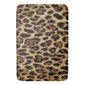Luxury Leopard Skin Elegant Wild Animal Fur Design バスマット (正面縦)