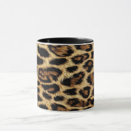 Luxury Leopard Skin Elegant Wild Animal Fur Design マグカップ