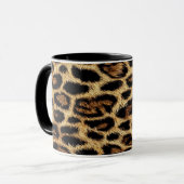 Luxury Leopard Skin Elegant Wild Animal Fur Design マグカップ (正面左)