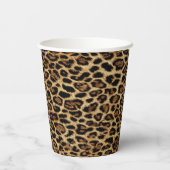 Luxury Leopard Skin Elegant Wild Animal Fur Design 紙コップ (裏面)