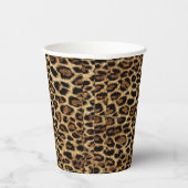 Luxury Leopard Skin Elegant Wild Animal Fur Design 紙コップ (右)