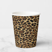 Luxury Leopard Skin Elegant Wild Animal Fur Design 紙コップ (正面)