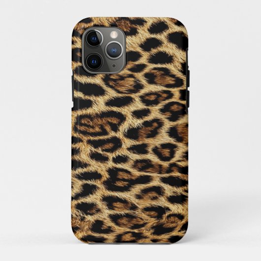 Luxury Leopard Skin Elegant Wild Animal Fur Design Case-Mate iPhoneケース (裏面)