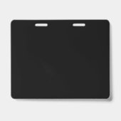 Luxury Logo Black Gold Event Access Pass バッジ (裏面)