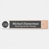 Luxury Long Name Logo Office Door Sign サインプレート (正面)