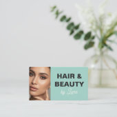 Luxury Makeup Artist Business Card for Beauty 名刺 (スタンド正面)