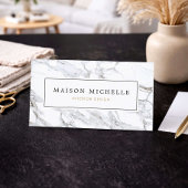 Luxury Marble Interior Designer 名刺