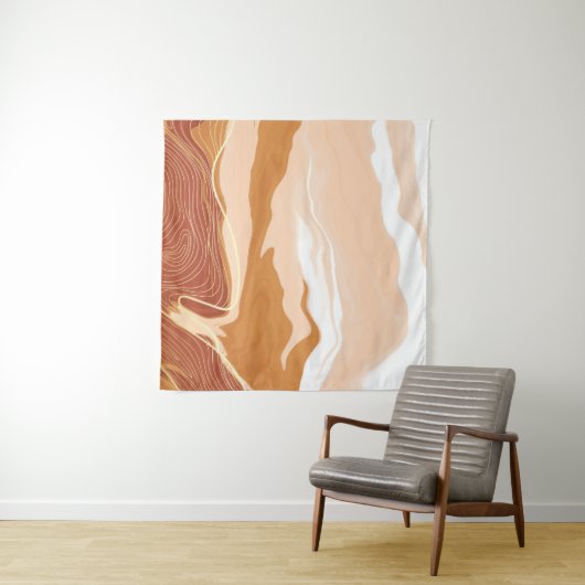 Luxury marble texture background design. Liquid ma タペストリー (インサイチュ(横))