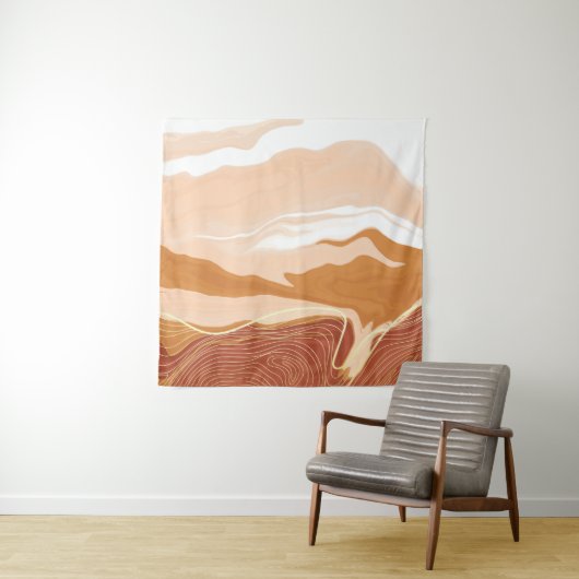 Luxury marble texture background design. Liquid ma タペストリー (インサイチュ)