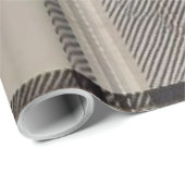 Luxury Masculine Modern Tartan Gift Wrap ラッピングペーパー (ロールコーナー)