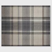 Luxury Masculine Modern Tartan Gift Wrap ラッピングペーパー (フラット)