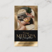 Luxury Med Spa Wellness Arch Luxe Photo Black Gold 名刺 (正面)