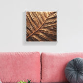 Luxury Metallic Golden Leaf Texture - Detailed Mac キャンバスプリント (インサイチュ (リビング))