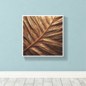 Luxury Metallic Golden Leaf Texture - Detailed Mac キャンバスプリント (インサイチュ (ウッドフロア))