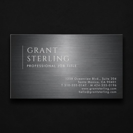 Luxury Metallic Professional 名刺